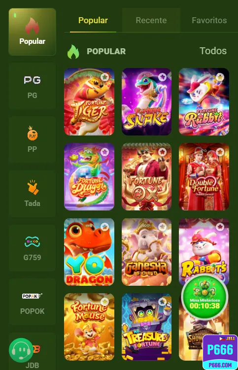 p666v - aproveitar diversos jogos online